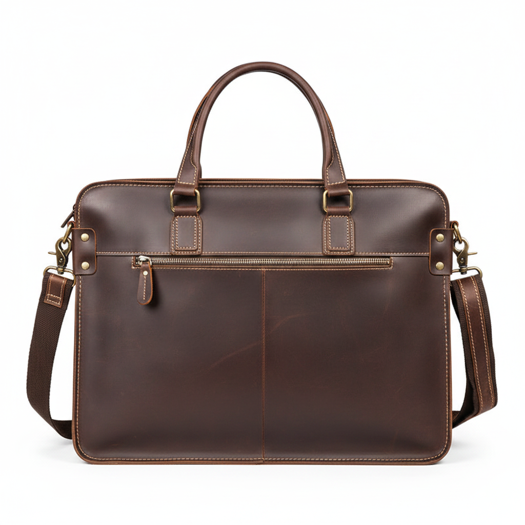 Classic Brass Brief Bag 