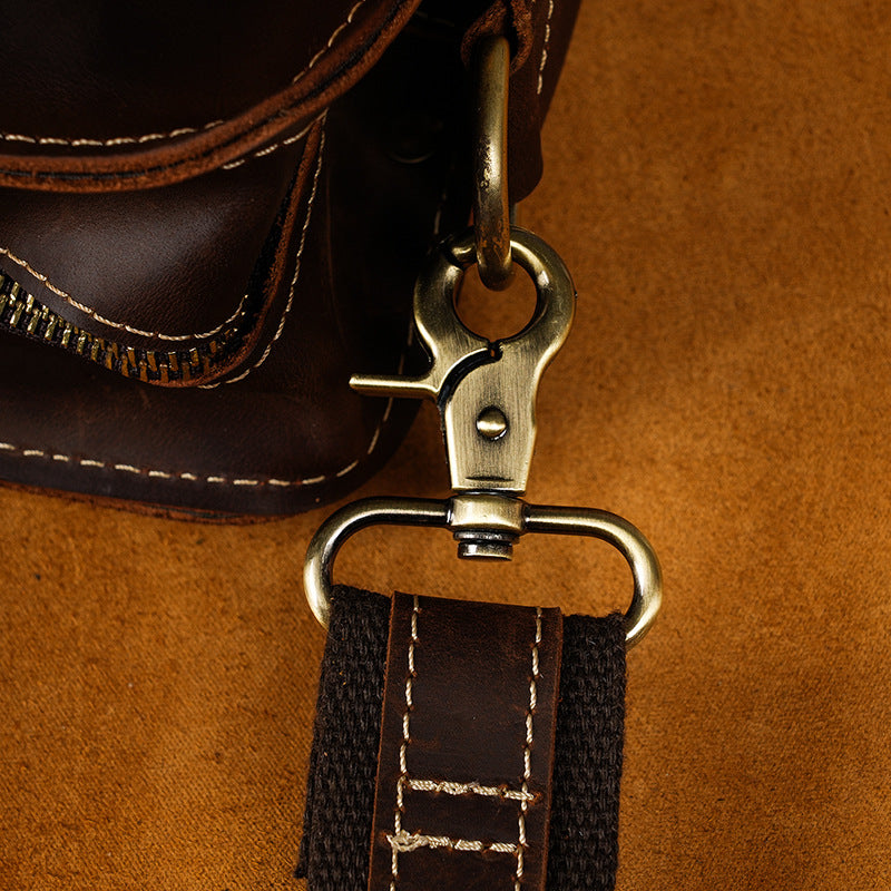 Classic Brass Brief Bag 