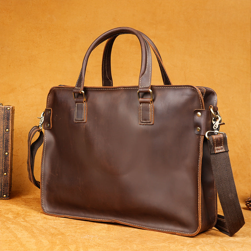Classic Brass Brief Bag 