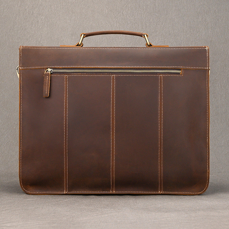Classic Leather Laptop Bag