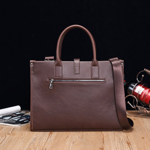 Classic Leather Tote Bag