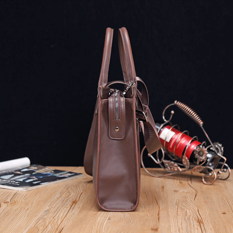 Classic Leather Tote Bag