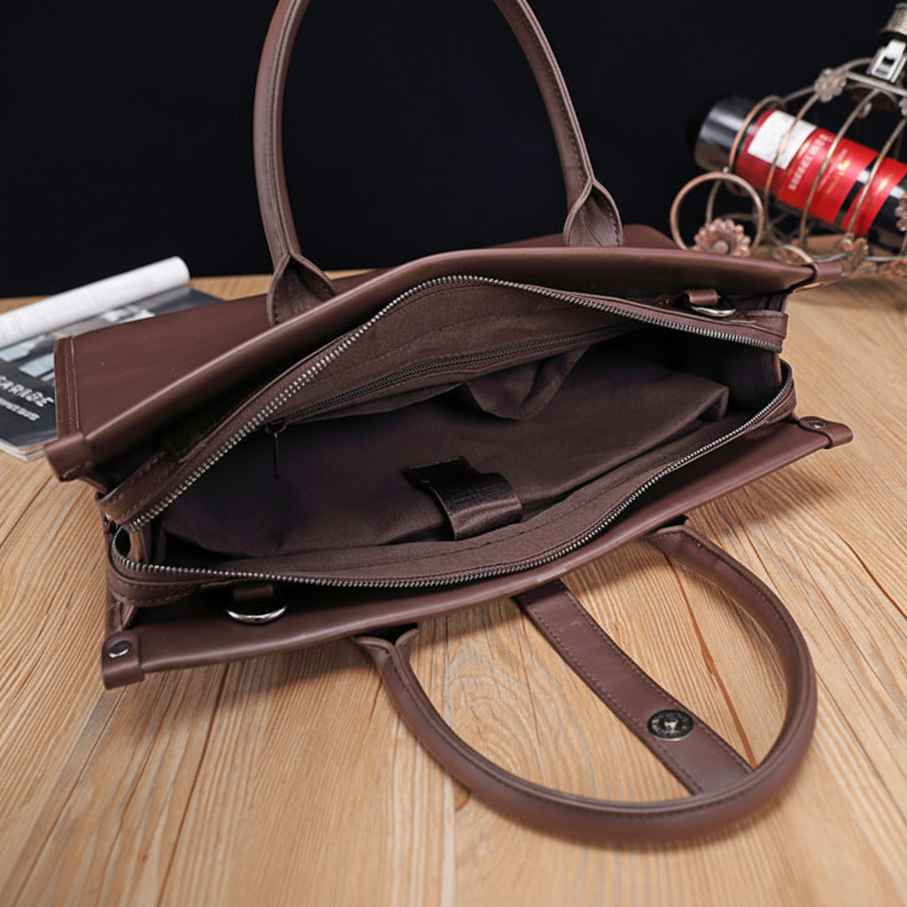 Classic Leather Tote Bag
