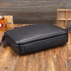 Pebbled Leather Laptop Bag