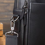 Pebbled Leather Laptop Bag