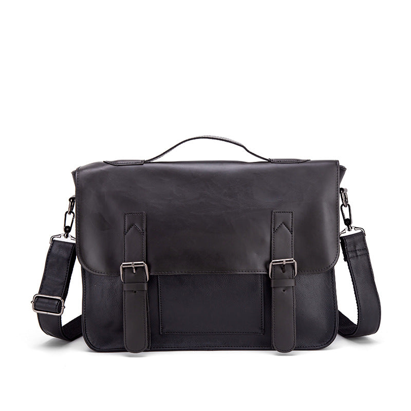 Vintage Leather Messenger Bag