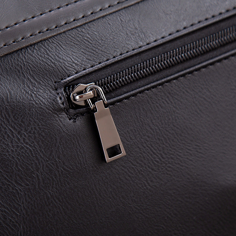 Vintage Leather Messenger Bag