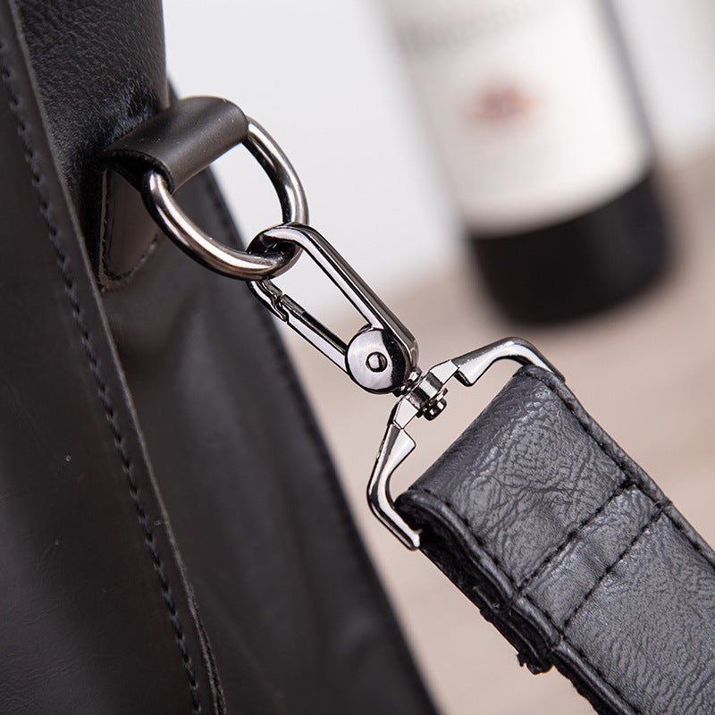 Vintage Leather Messenger Bag