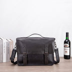 Vintage Leather Messenger Bag
